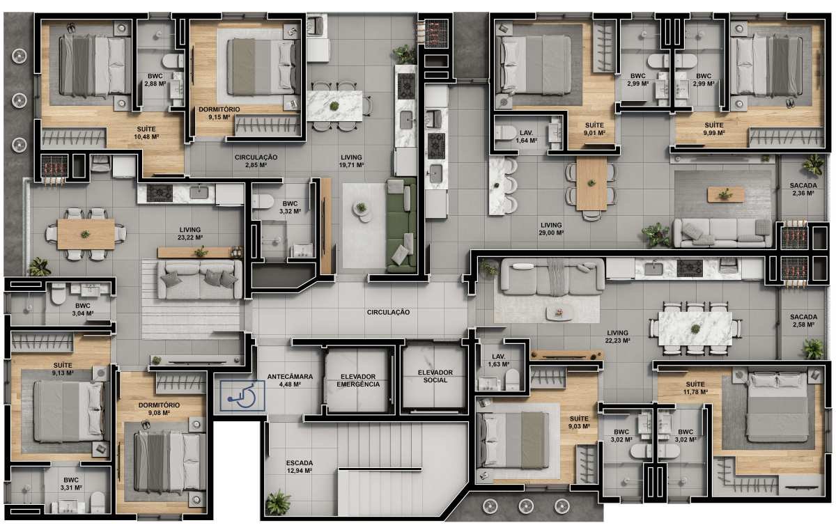  - Apartamento Exclusivo  no Wave Garden: Conforto, Lazer e Inovação em Itapema/SC