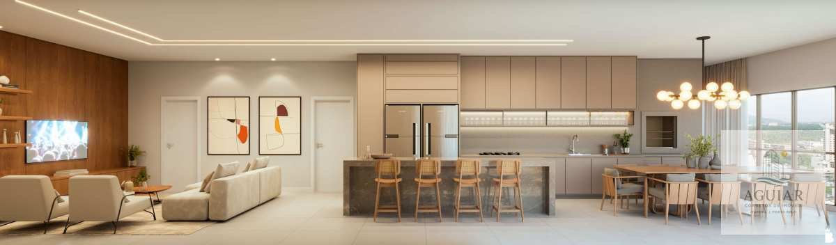 Apartamento à venda com 3 quartos, 122,05m² - Meia Praia,Itapema