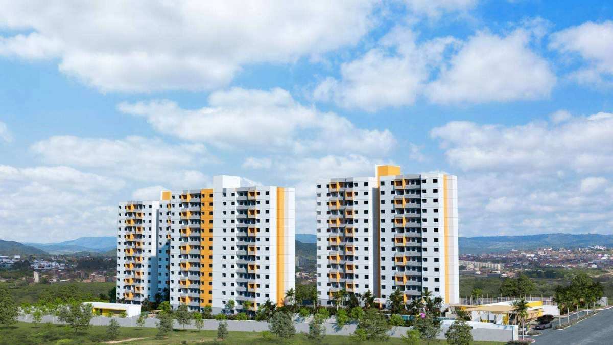 Apartamento à venda com 2 quartos - ,