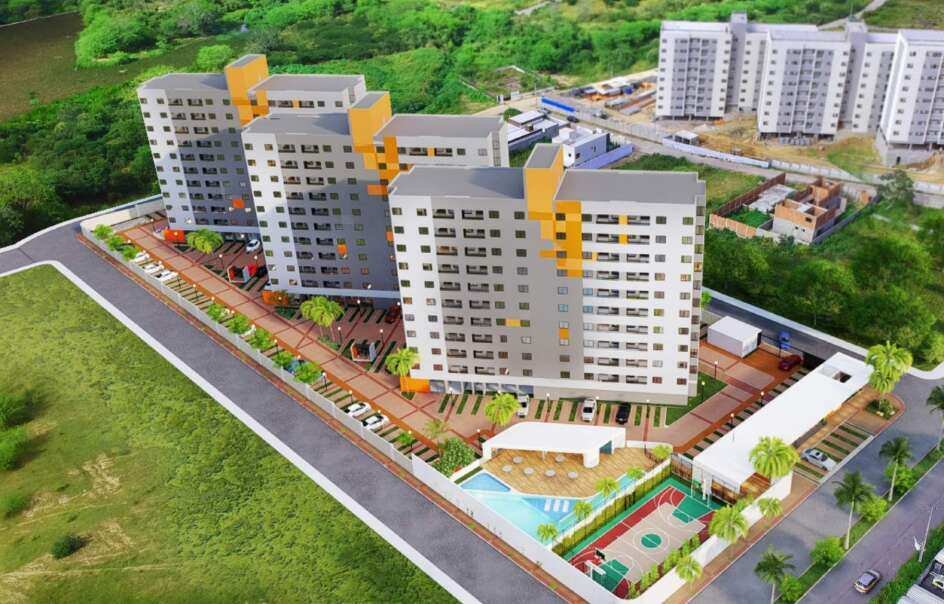 Apartamento à venda com 2 quartos - ,