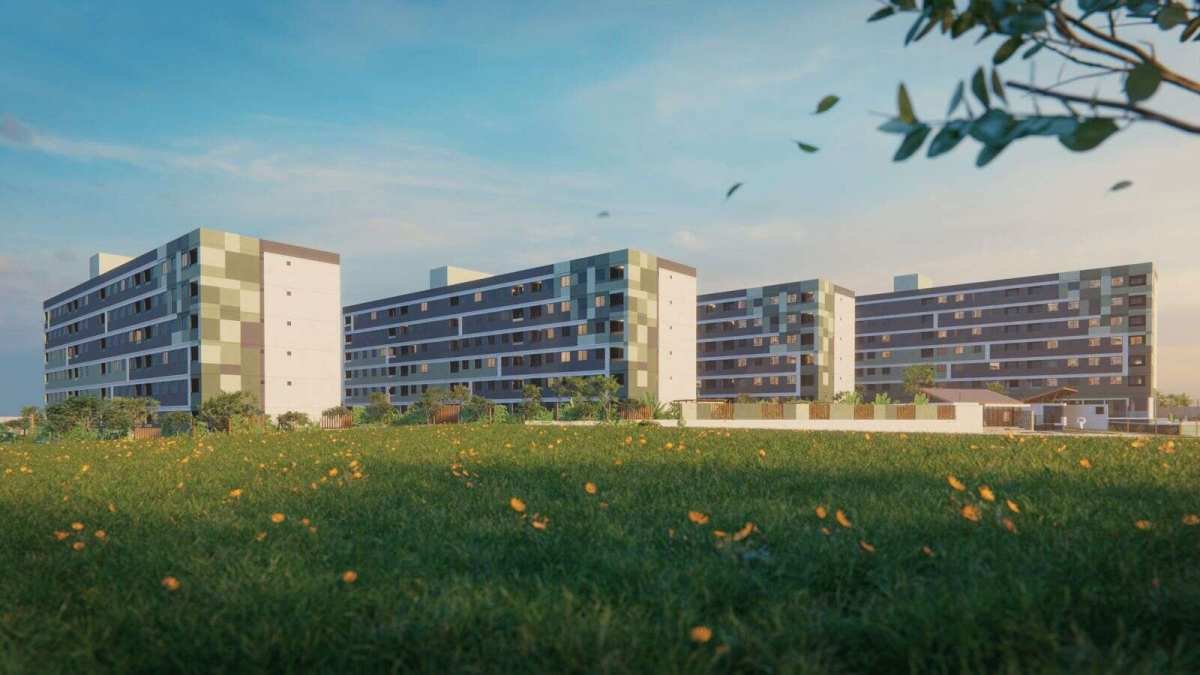 Apartamento à venda com 2 quartos - ,