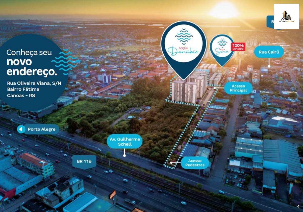 Apartamento à venda com 2 quartos, 36m² - Fátima,Canoas