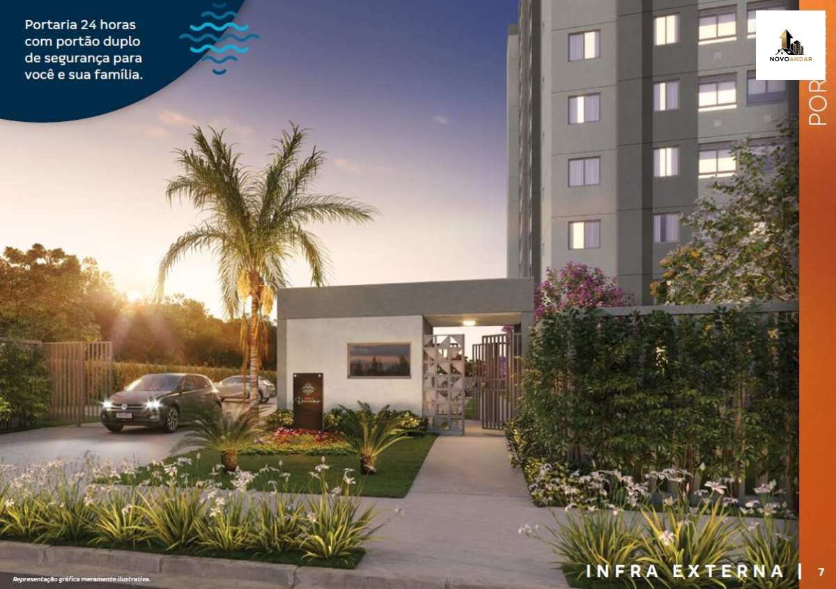 PÓRTICO ENTRADA - Residencial Danúbio, 1º ao 15º andar - Elevador - Infra completa - Lado Estação Fátima!