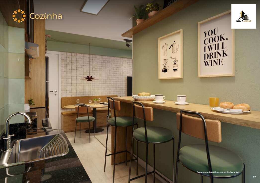 Apartamento à venda com 2 quartos, 36m² - Santa Rosa de Lima,Porto Alegre