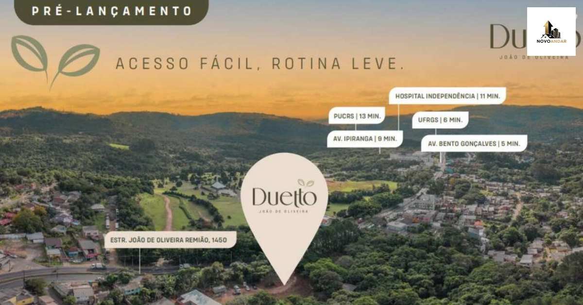 Localização: Estrad. João de Oliveira Remião, 1450 - DUETTO - ZONA LESTE - CASAS SOBREPOSTAS - SKY ( 60,88m² - 71,59m² -111,90m² )