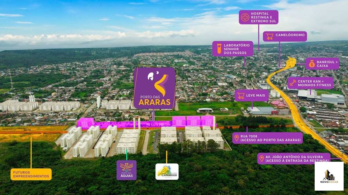 Apartamento à venda com 1 quarto, 40.82m²m² - RESTINGA,Porto Alegre