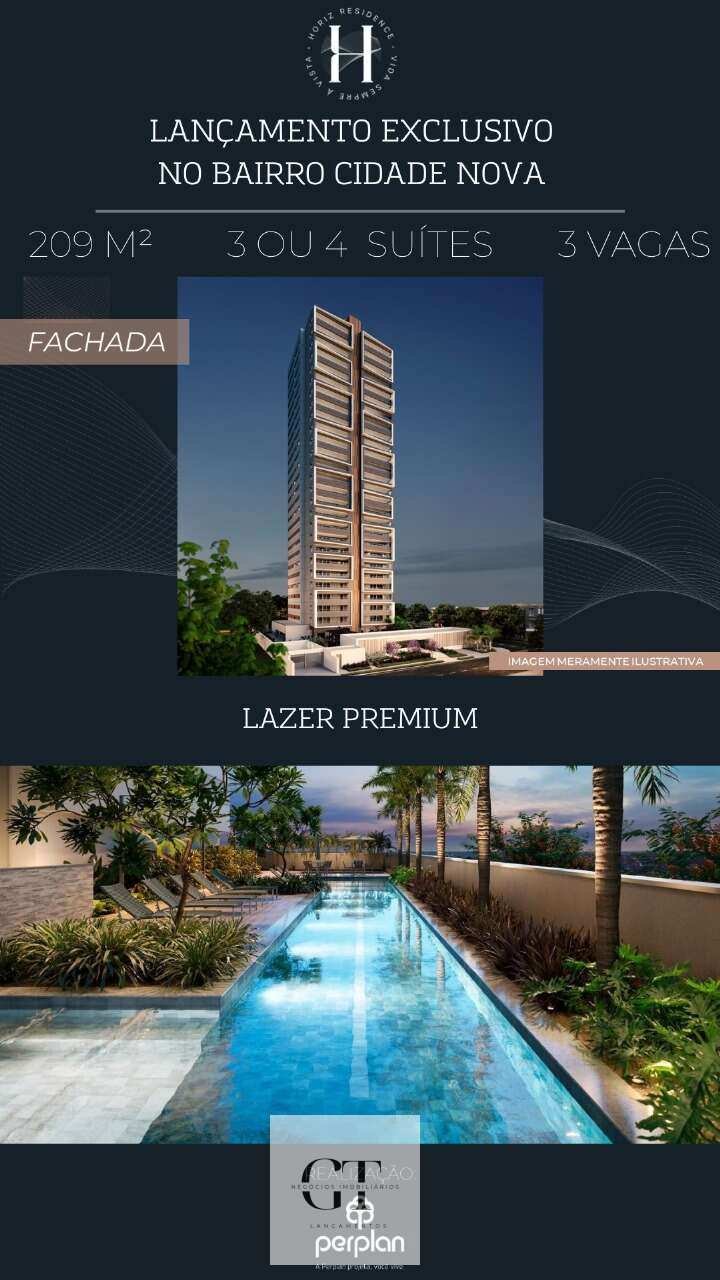 Apartamento de luxo à venda com 3 quartos, 209m² - Cidade Nova,Franca