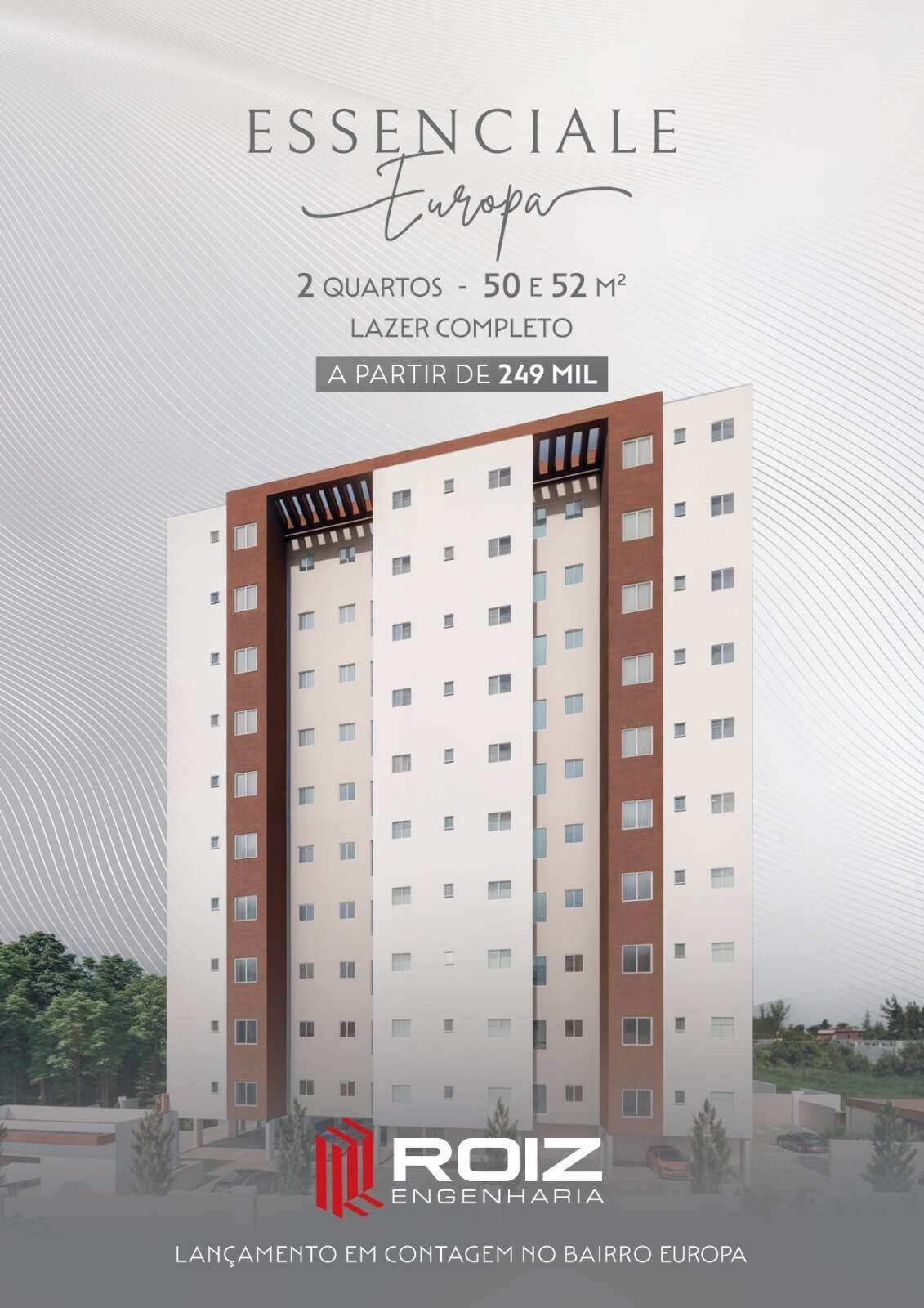 Apartamento à venda com 2 quartos - Europa,Contagem