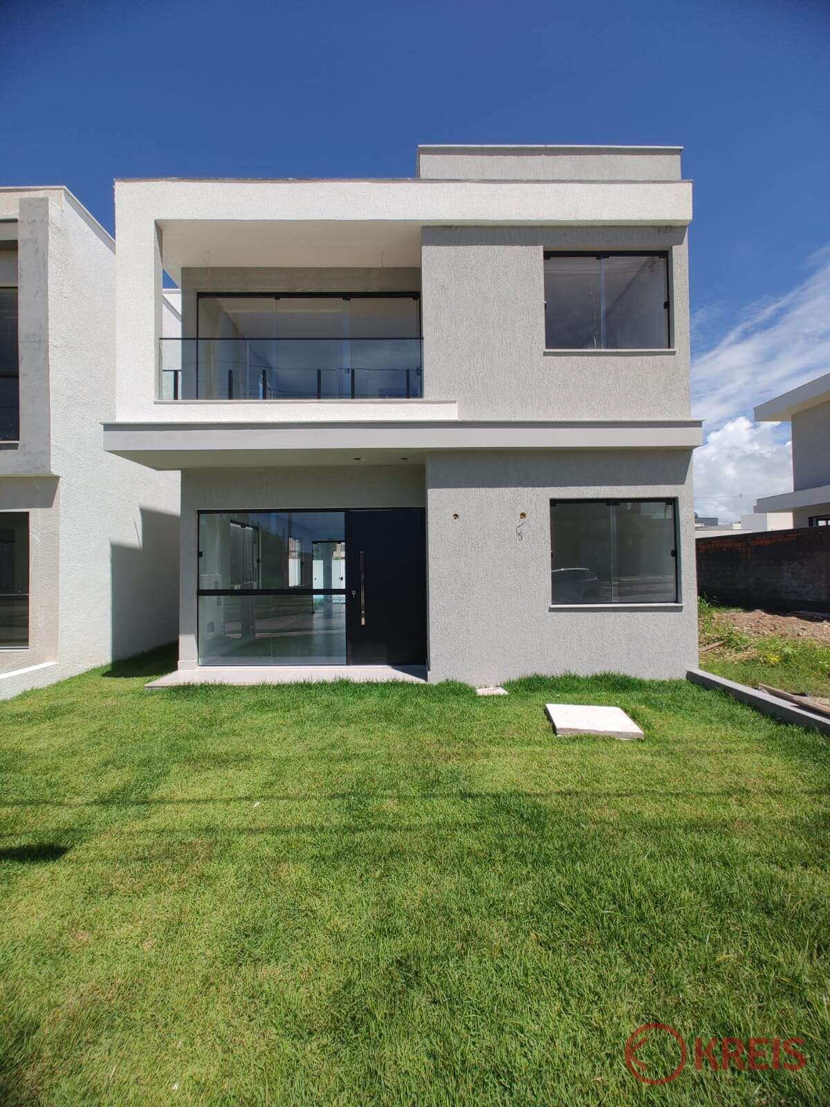 Casa Nova à Venda no Condomínio Vila Florença 4 suítes, próx. ao shopping Busca Vida - Abrantes - Kreis Imóveis