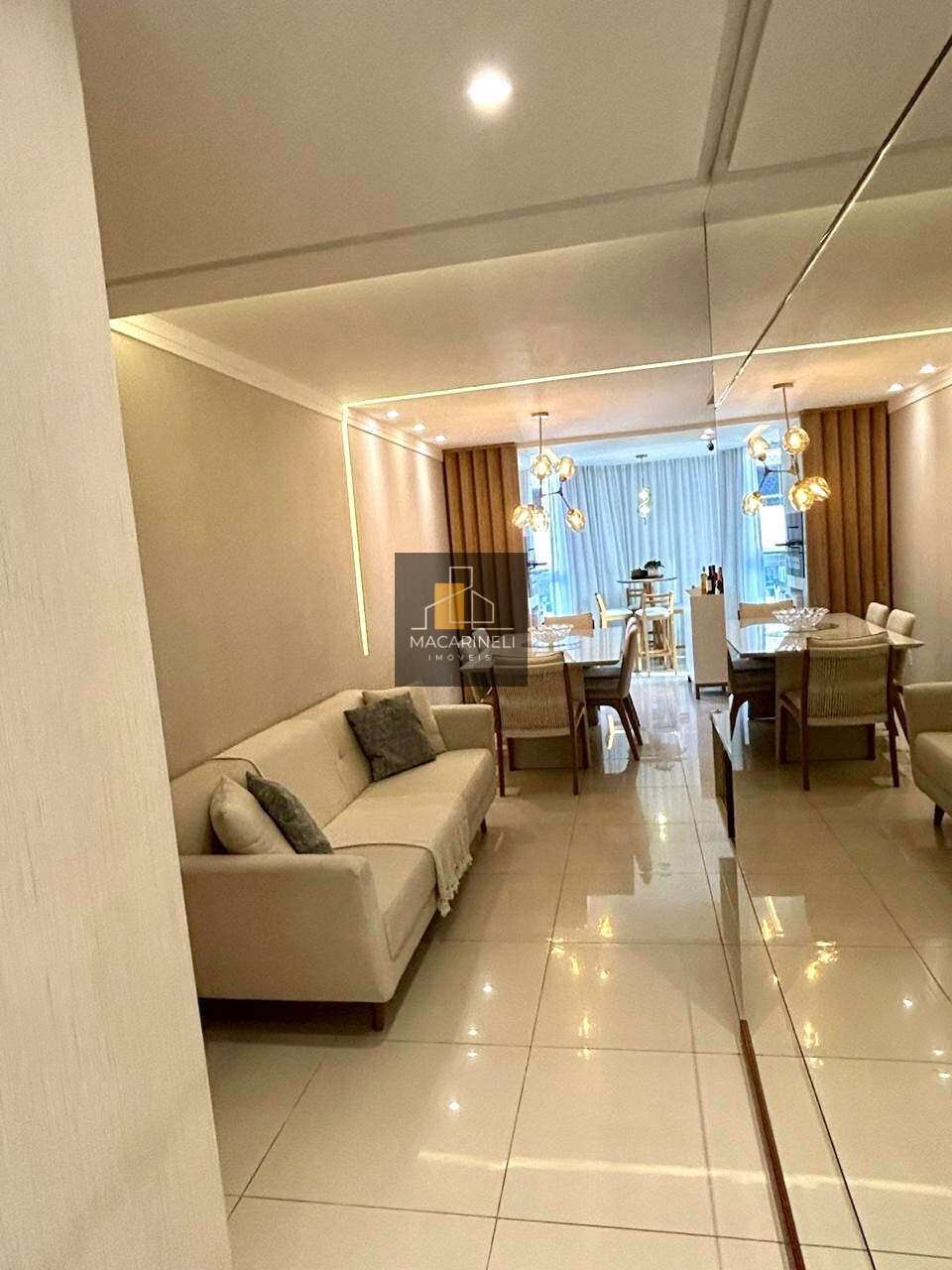 Apartamento à venda, no Ed. Monte Moria,  em Vila Velha, Itapuã, com 3 quartos, 80m² - Macarineli Imóveis