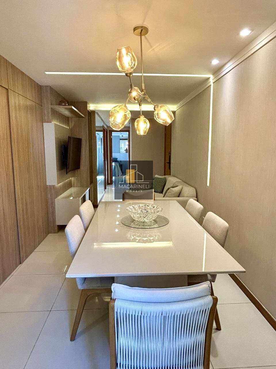 Apartamento à venda, no Ed. Monte Moria,  em Vila Velha, Itapuã, com 3 quartos, 80m² - Macarineli Imóveis