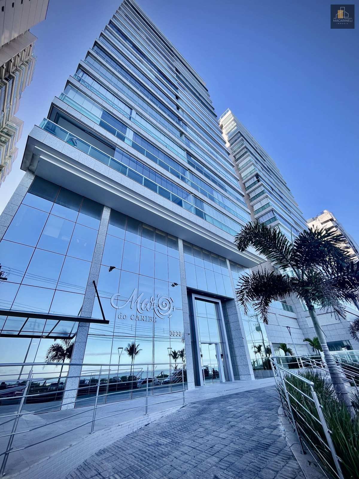 Apartamento à venda, no Residencial Mar do Caribe,  em Vila Velha, Praia de Itaparica, com 3 quartos, 90m² - Macarineli Imóveis