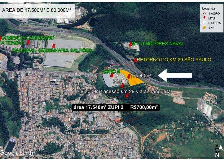 Área à venda, 17540m² - Polvilho (Polvilho),Cajamar