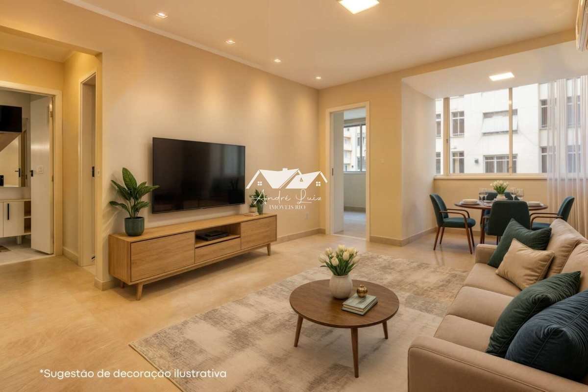 Apartamento à venda em Rio de Janeiro, Copacabana, com 2 quartos, 75m² - André Luiz Imóveis Rio