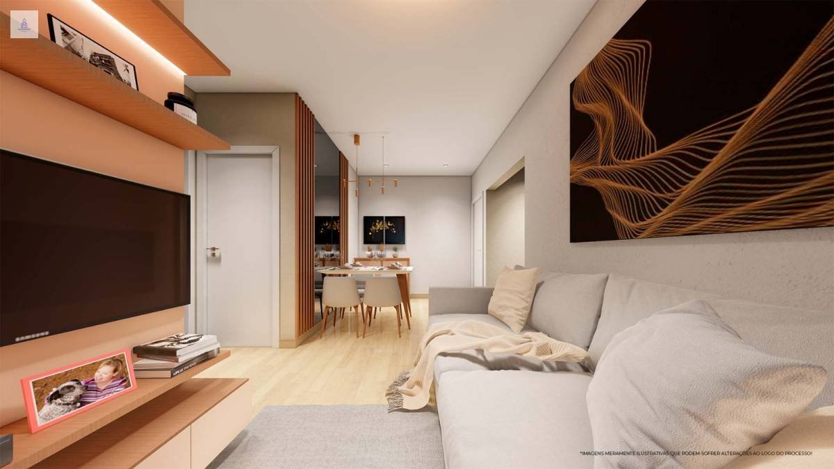 Apartamento à venda em Pindamonhangaba, Jardim Santa Luzia, com 2 quartos, 58m²