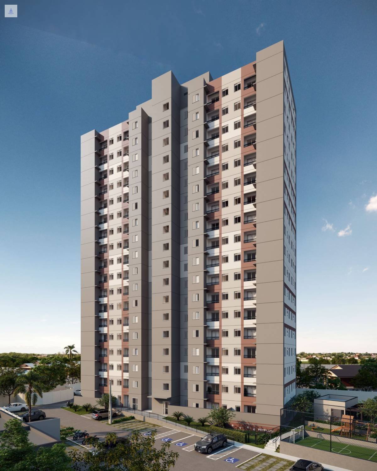 Apartamento à venda, no Residencial Essence,  em Taubaté, Barranco, com 2 quartos, 47m²