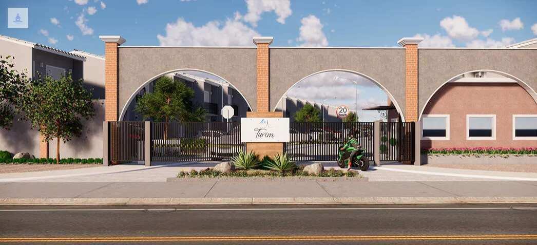 Sobrado em condomínio à venda, no Villagio Turim,  em Taubaté, Vila Areao, com 2 quartos, 71,82m²