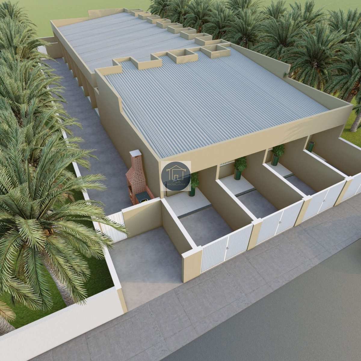 Casa geminada à venda com 1 quarto - VILA3,São Gonçalo